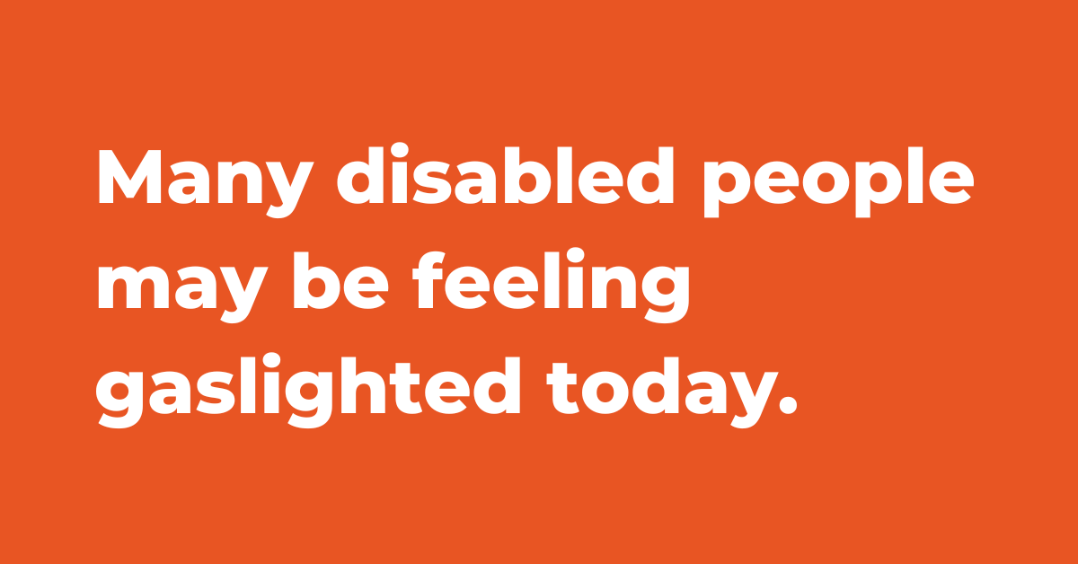 Many disabled people may be feeling gaslighted today. 

Within a minute of declaring that he 'will never dismiss or downplay the illnesses people have', @RishiSunak spoke of 'over-medicalising the everyday challenges and worries of life.' 

📰bbc.co.uk/news/uk-politi…

🧵