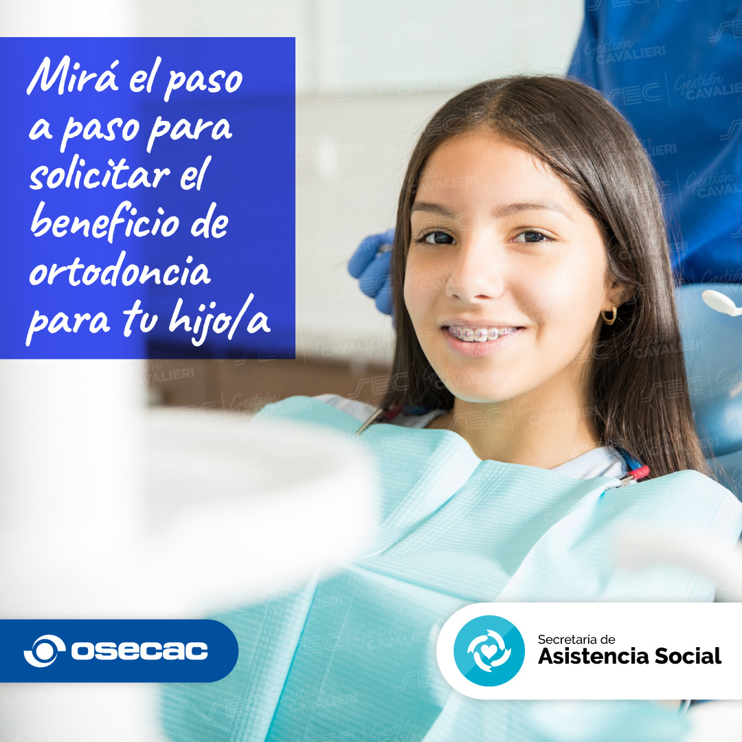 🫵Si sos afiliado/a al SEC- CABA podrás acceder al beneficio de ortodoncia para tu hijo/a de hasta 15 años de edad inclusive🦷

Conocé los requisitos y el paso a paso para generar la solicitud en beneficios.sec.org.ar/Ortodoncia. 

¡No te quedes afuera! 

#SoyComercio #SoySEC