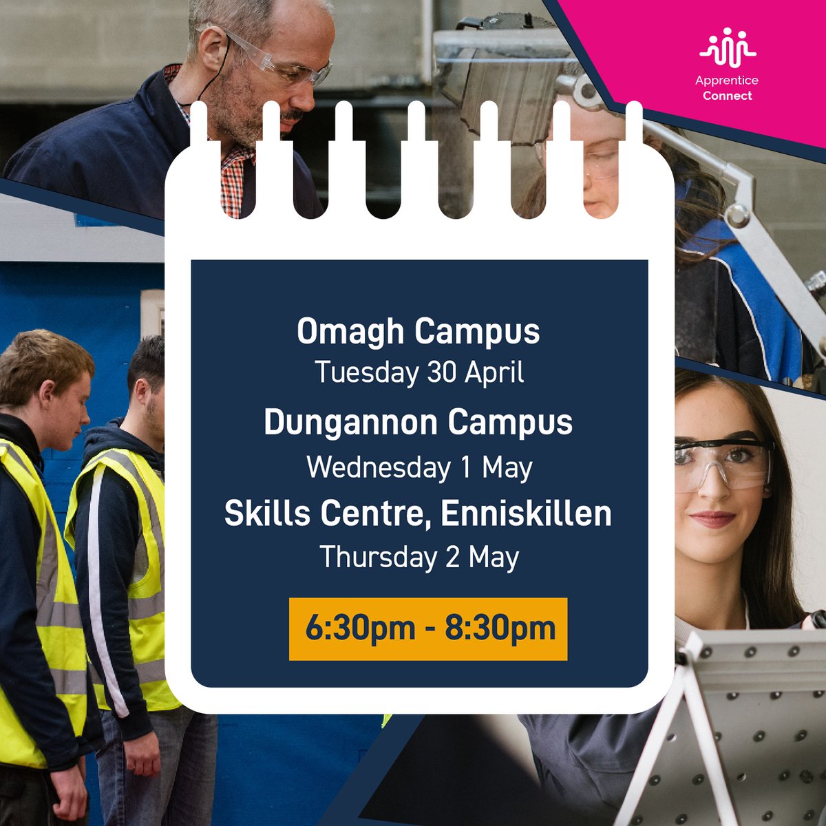 The college works with prospective apprentices and local employers seeking to match talent with apprenticeship opportunities through Apprentice Connect. Read the full story👇 pulse.ly/5epjsbf3vh Apprentice Connect Events - Register today: pulse.ly/14atfebl0v
