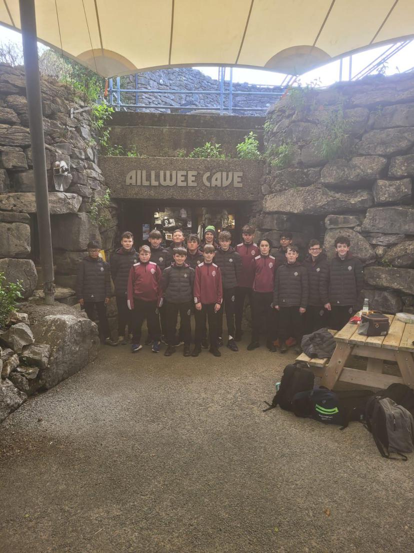CBSKilkenny1859's tweet photo. 1st Year students and geography teachers had an amazing day out on our annual trip to the Burren, Co Clare. We visited Poulnabrone Dolmen, the Ailwee Caves and The Burren Visitor Centre in Kilfenora. A hugely educational and enjoyable day #brotherstogether https://t.co/hllCg8Kncs