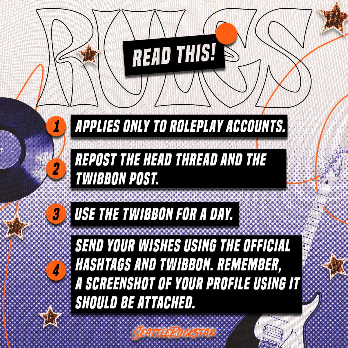 SeattleRockstar's tweet image. ㅤ          ㅤ
The golden opportunity, alas, shall not be missed. We have prepared many baskets of gifts for this celebration. By following the rules, the prizes are waiting to be claimed. With any luck, the God of Fortune shall cast their favor upon you.
ㅤ
