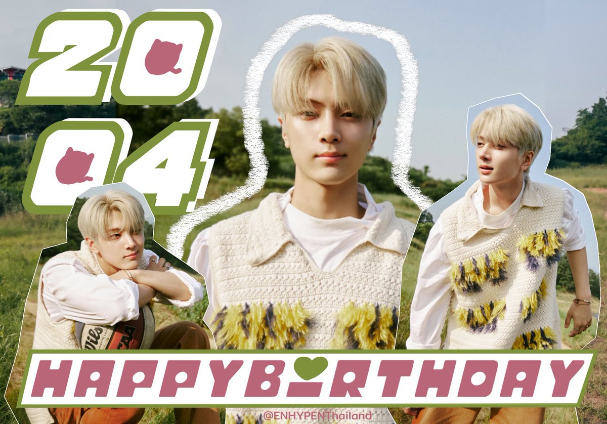 (🎂) HAPPY BIRTHDAY เจย์ของพวกเรา 🐈‍⬛ ขอให้ปีนี้ของเจย์มีแต่เรื่องราวดี ๆ ผ่านเข้ามา และมีแต่ความทรงจำที่สวยงามตลอดไป ขอให้ใบหน้าประดับด้วยรอยยิ้มตลอดทั้งปีนะ🤍

23rd SPRINGTIME SERENDIPITY JAY
#23년키운_별사탕_종성이
#BlossomingSpringJAY
#HappyBirthJAY <a href="/ENHYPEN/">ENHYPEN OFFICIAL</a> <a href="/ENHYPEN_members/">ENHYPEN</a>