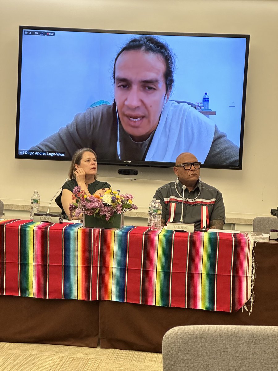 Diego Andres Lugo-Vivas from Columbian speaking at the Side Event 23rd Session of ⁦@UN4Indigenous⁩ in New York today ⁦@sarahatthehelm⁩ ⁦@ColleenDaniels8⁩ ⁦@nzdrug⁩ ⁦@OSF_IHRD⁩ ⁦@IDPCnet⁩ ⁦@jfernandezochoa⁩ on Indigenous Issues