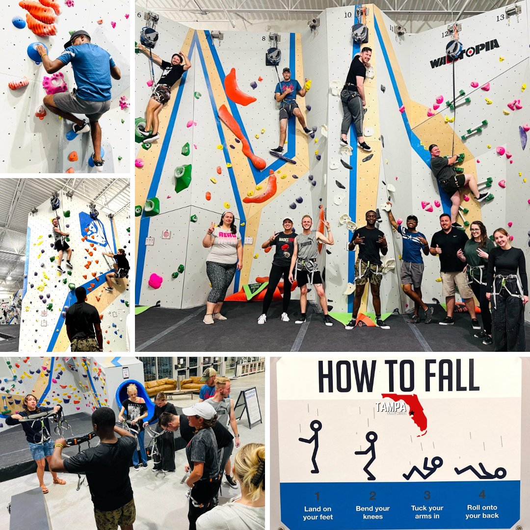 🧗‍♀️ Scaling heights and strengthening bonds! 🤝 Our team had an incredible time rock climbing, forging stronger connections along the way!

#TeamBuilding #rockclimbing #StrongerTogether #teambuilding #meettheteam #teamwork #connections #teamculture #culture #tampacityconnections