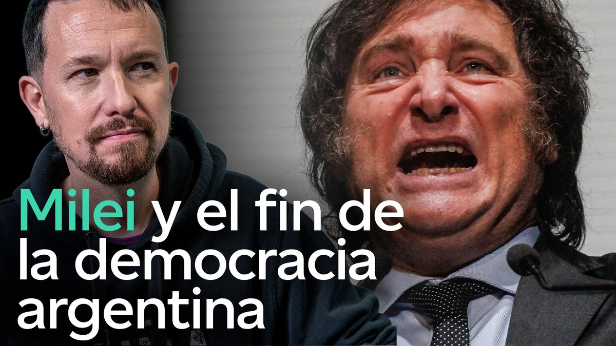 Milei no solo representa una catástrofe para el pueblo argentino. Es también una amenaza para la democracia en todo el mundo 👇🏻 youtube.com/watch?v=Aui_pk…