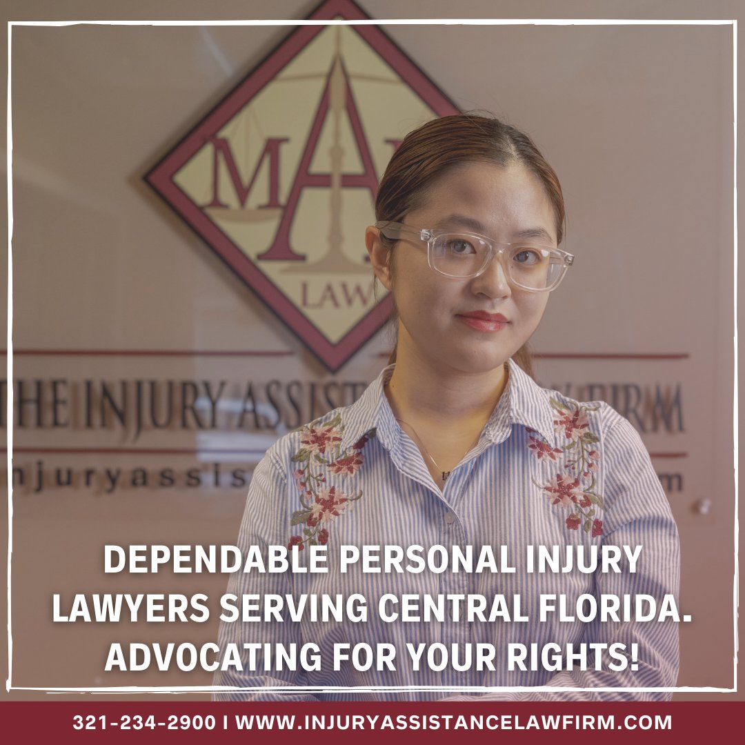 For legal representation characterized by compassion and assertiveness, contact Injury Assistance Law Firm today.

#injuryassistancelawfirm #hardworkheartandhustle #personalinjury #injurylaw #carcrash #autoaccident #compensation #orlando