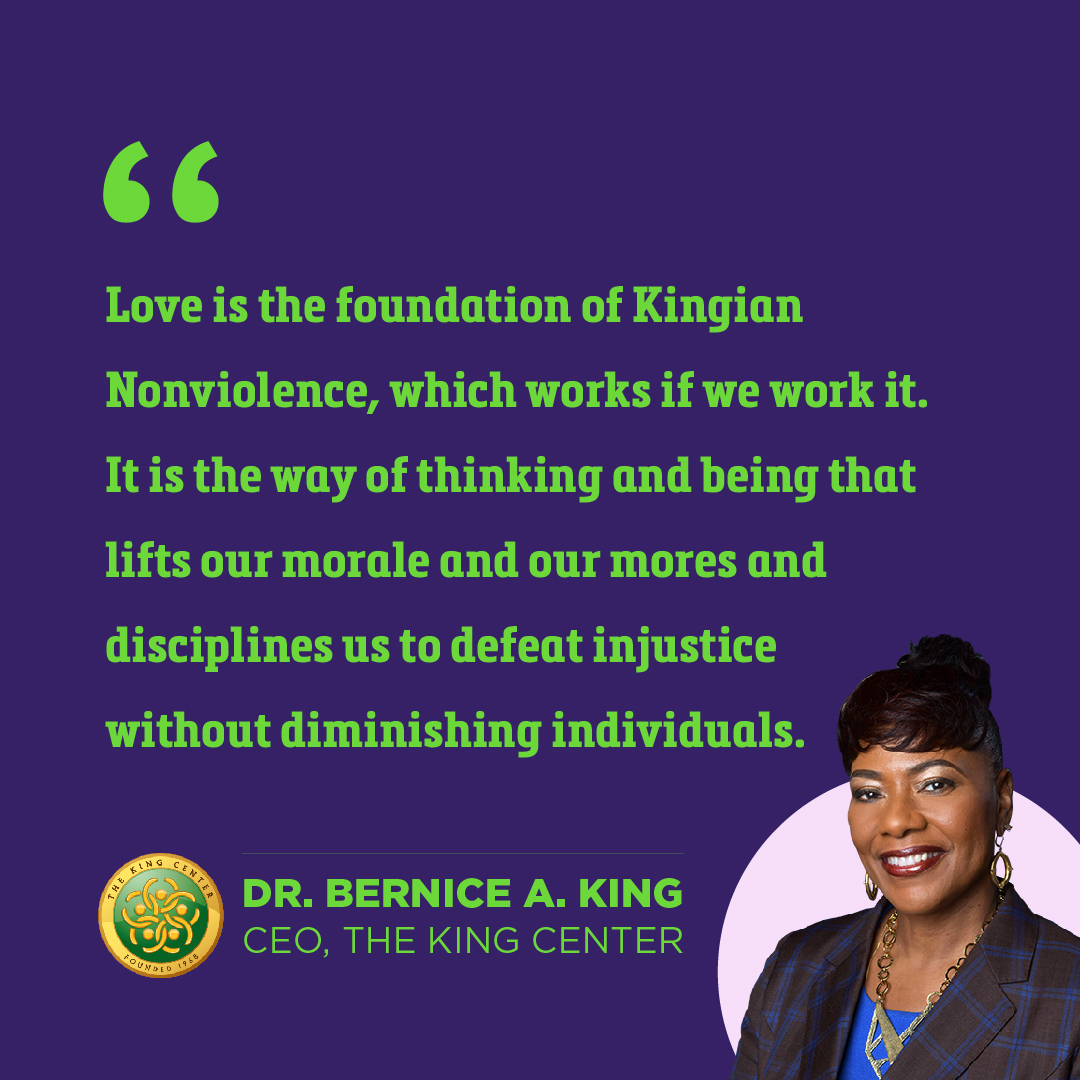 Love is the foundation of #KingianNonviolence, which works if we work it.It is the way of thinking and being that lifts our morale and our mores and disciplines us to defeat injustice without diminishing individuals. #BeLove #ShiftTheCulture