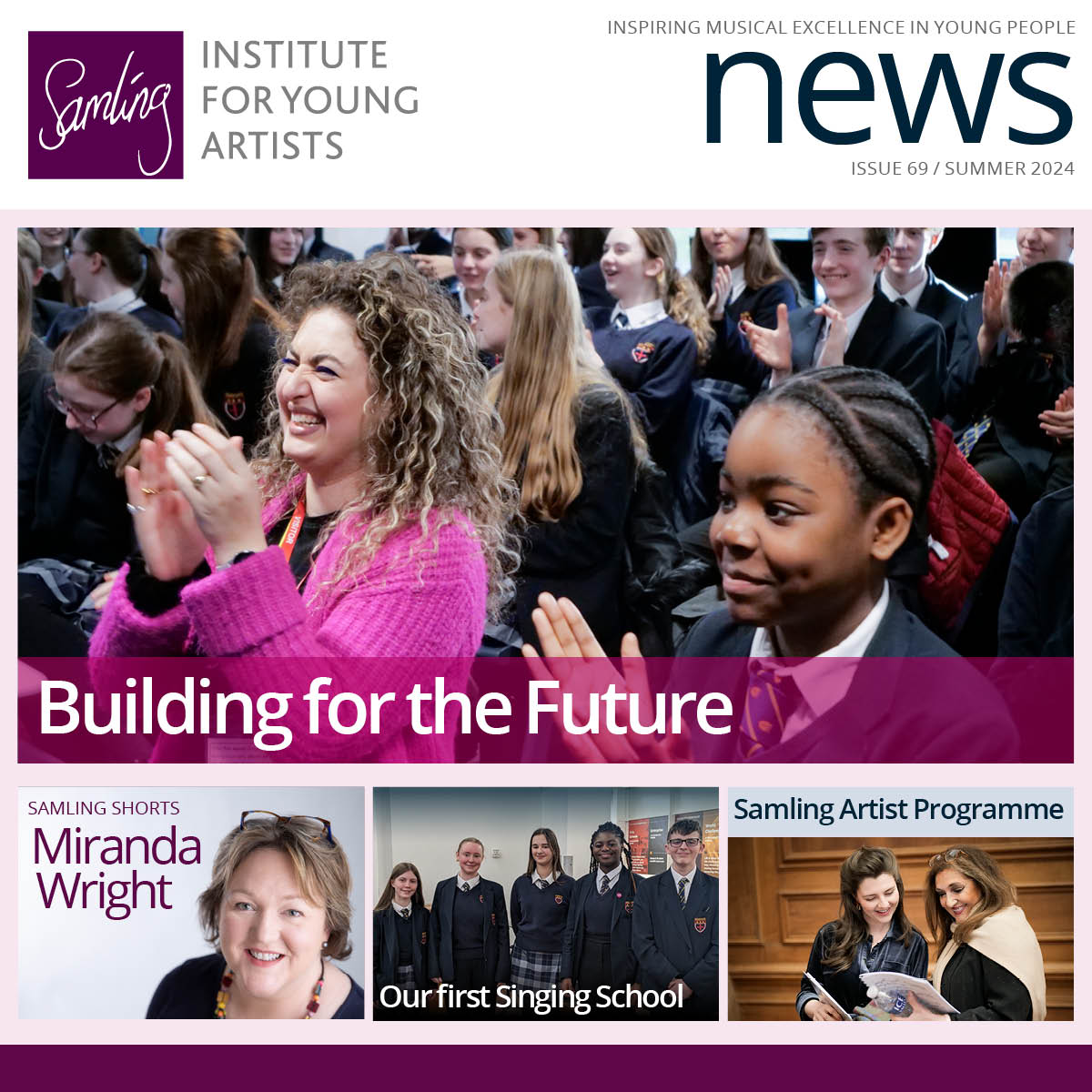 Our latest newsletter is out! Featuring school visits with @AnushH_Soprano @AitkenKatherine @NickPritch89 & @ellaloupianist, our first Singing School @EgglescliffeSCH, Samling Shorts with @MWright_singers and the Artist Programme at @MarchmontEstate samling.org.uk/news/newslette…