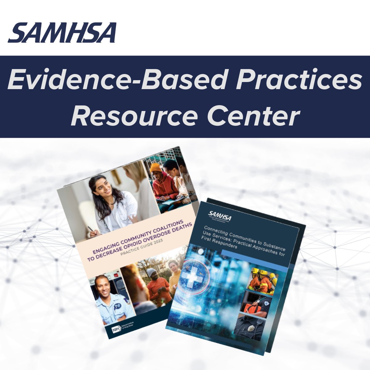 SAMHSA's Evidence-Based Practice Resource Center is part of our comprehensive approach to identifying & disseminating clinically sound & scientifically based policies, practices & programs in a timely manner. Learn more: samhsa.gov/resource-searc…