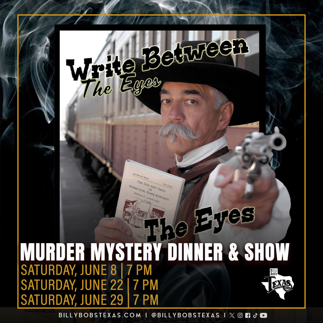 A Lone Star Murder Mystery Dinner & Show tickets are all you need for the perfect night out! ⁠ ⁠ Located at the 81 Club, across the Main Entrance of Billy Bob's Texas! ⁠ ⁠ 🎟️: bit.ly/MurderMystery24