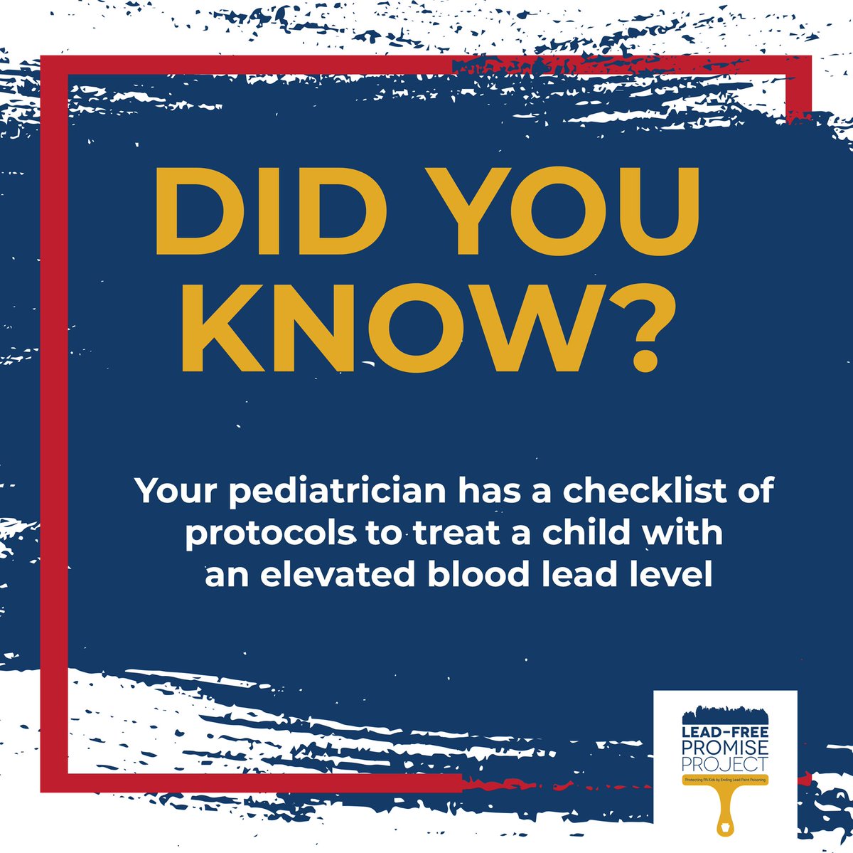 PALeadFree's tweet image. PCP’s must follow a checklist for a child with an elevated blood lead level. Check out our toolkit to help you navigate the necessary steps. Join the #PromiseProject - together we can finally get the lead out of PA homes! #PALeadFree

ow.ly/7eoO50QW4A9
