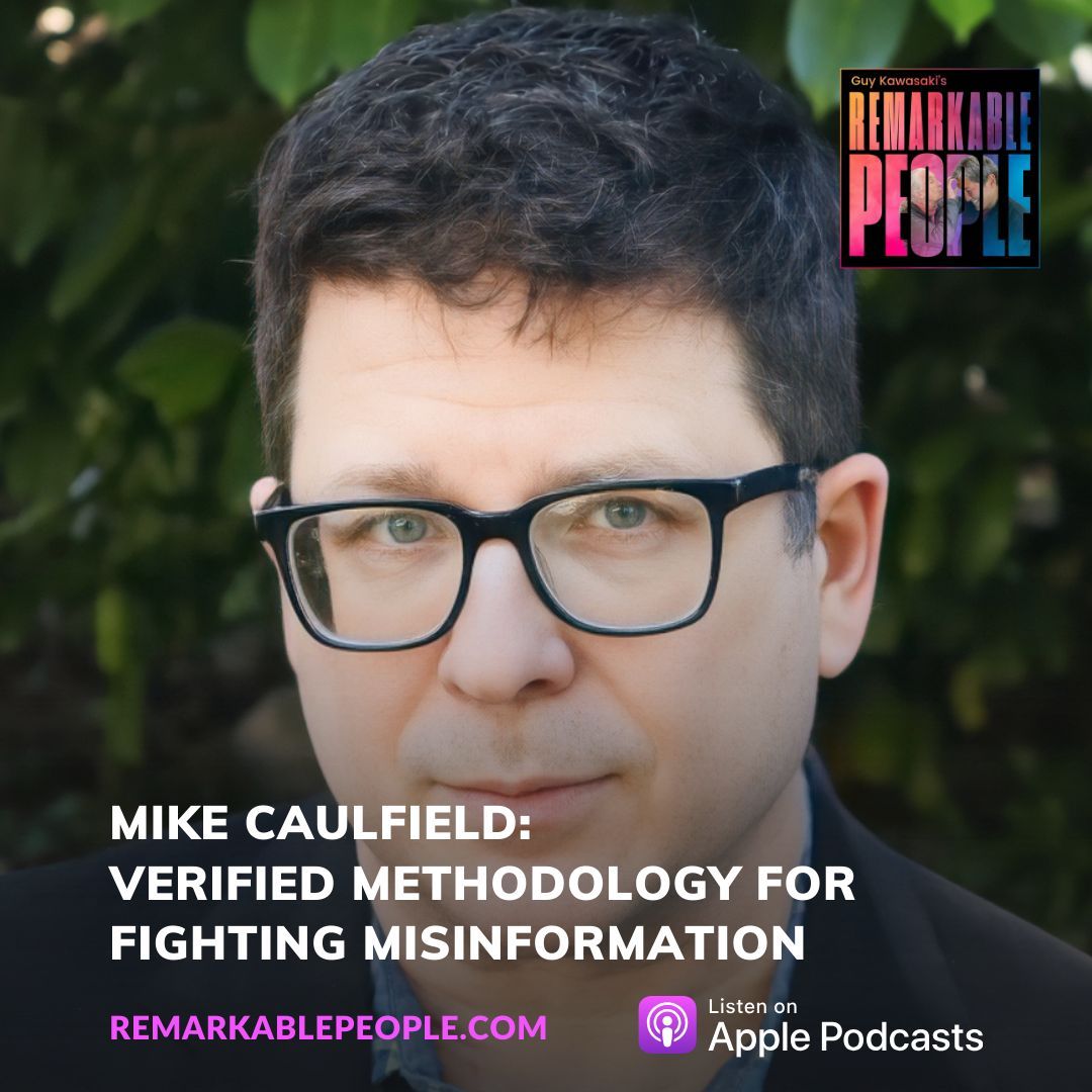 🔍 In an era of online misinformation, how can you know what to believe? Mike Caulfield shares his strategies on the Remarkable People podcast. Check it out: bit.ly/4aD2tII