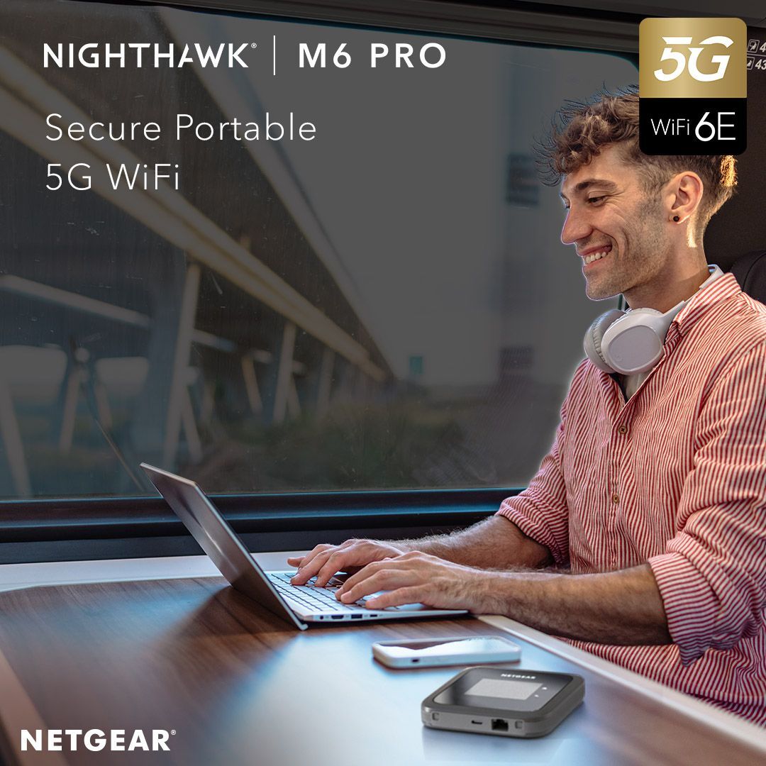 Stay connected and stay ahead of the game with our Nighthawk M6 Pro Mobile Router! Whether you're working remotely or streaming on the move, experience blazing-fast speeds and reliable connections wherever you roam. Learn more here: buff.ly/3Z8kjOi