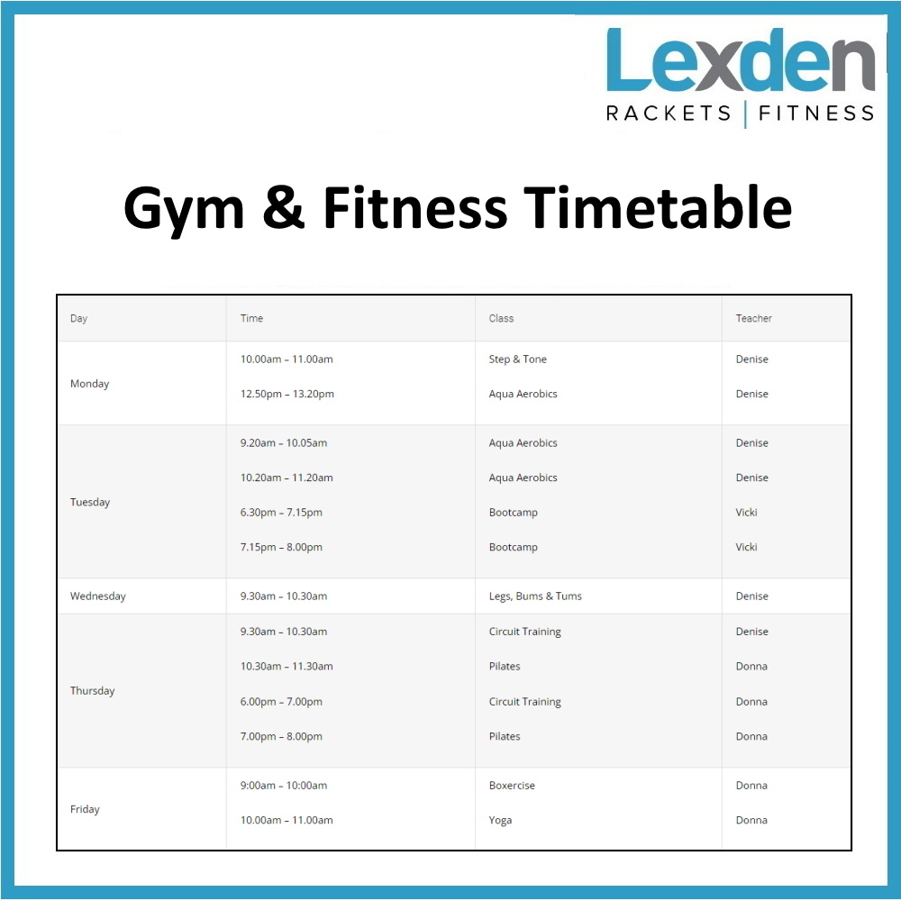 If you are looking for a fitness class in Colchester, have a look at the range of classes we have available 👇 Classes include 👉 Water aerobics 👉 Pilates 👉Yoga For more information, head over to 👉 lexdenrfc.co.uk/gym-fitness-ti…