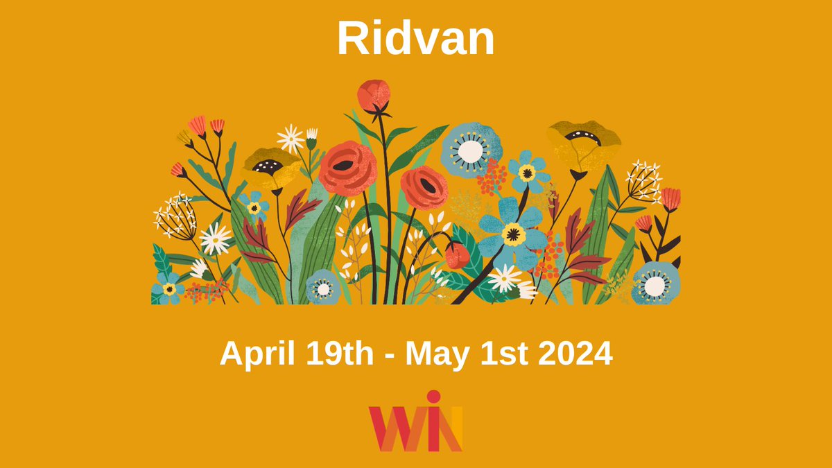 #Ridvan is the holiest festival in the #Bahai calendar, named after the garden where Baha’u’llah was staying when he declared himself the Promised One prophesied by the Bab, marking the beginning of the #BahaiFaith. All community elections are held during this festival.