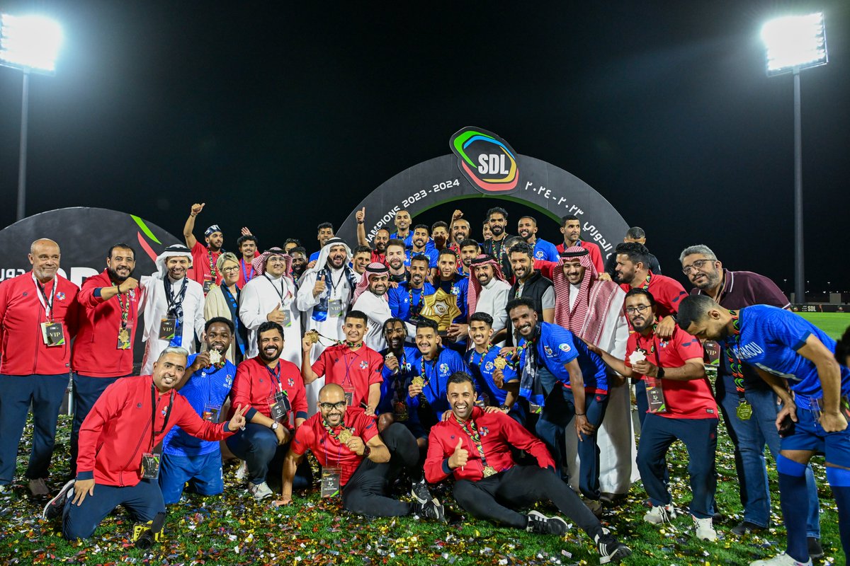 Congrats to the @NEOMSportsClub Football Team for being crowned champions of the second division league after defeating Al-Jubail 3-2 in the final, end of season, match held at King Khalid Sports City Stadium on Thursday evening. #NEOM This victory, achieved in the inaugural…