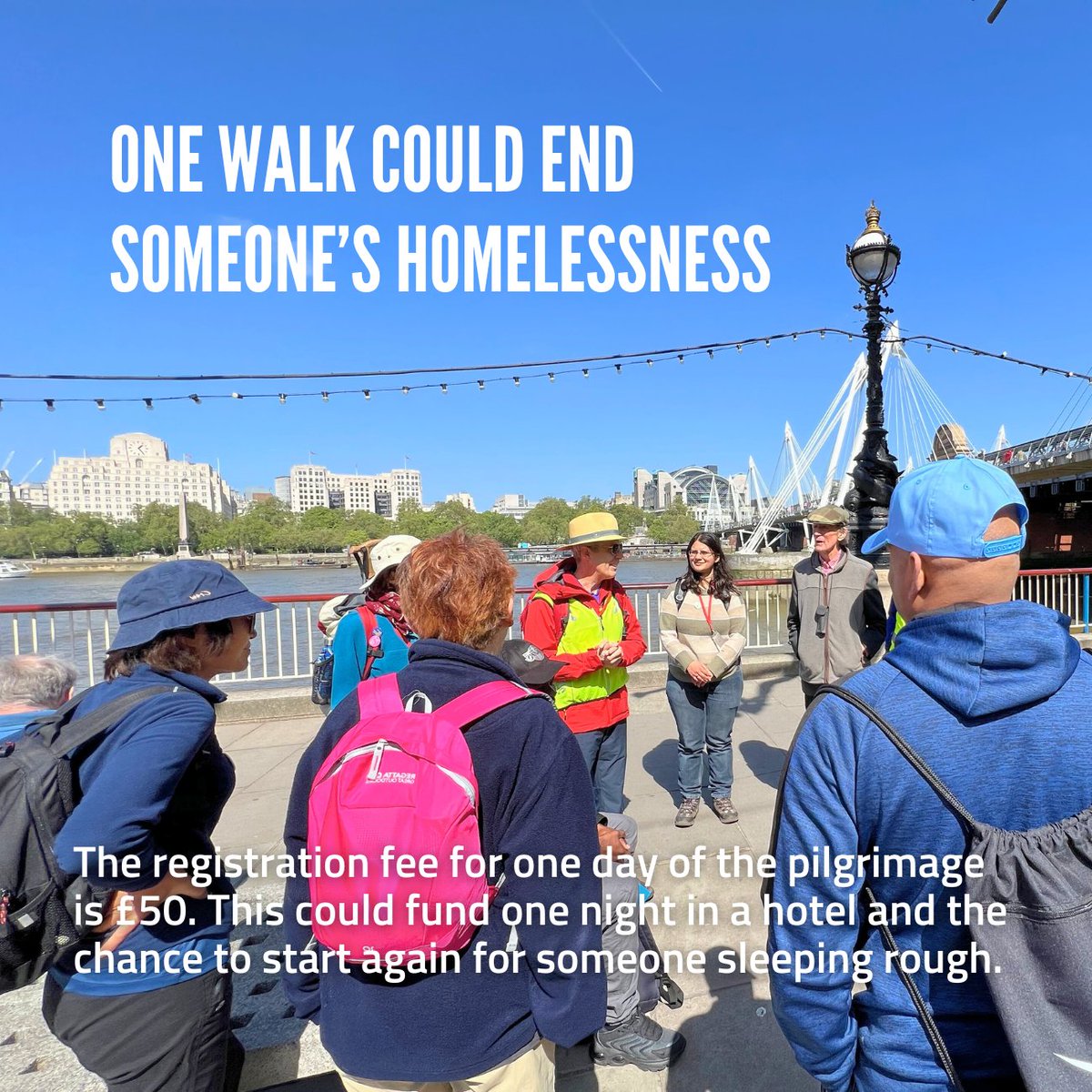 Your May Bank holiday could change someone's life forever. Join us on the Pilgrimage and help fund someone living on the street’s recovery. Find out more here connection-at-stmartins.org.uk/upcoming-event… #TheConnection #EndHomelessness