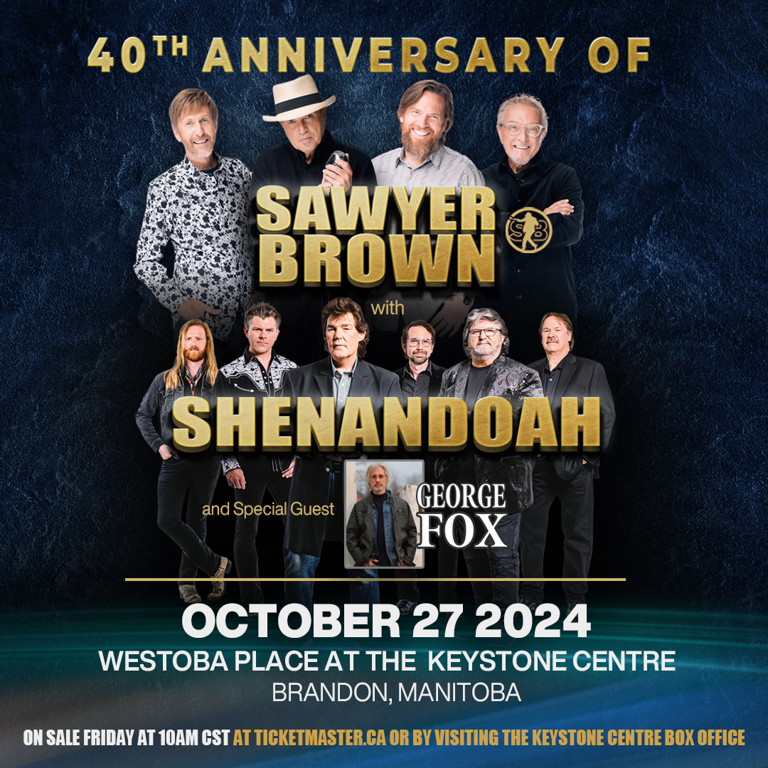 Dauphins Countryfest (@dauphincfest) on Twitter photo Tickets for @SawyerBrownband with <a href="/Shenandoahband/">Shenandoah</a> and special guest George Fox in Brandon MB on October 27th are ON SALE NOW!
🎟️Get your tickets today 👇
loom.ly/JDTSnZ8 Tickets for @SawyerBrownband with <a href="/Shenandoahband/">Shenandoah</a> and special guest George Fox in Brandon MB on October 27th are ON SALE NOW!
🎟️Get your tickets today 👇
loom.ly/JDTSnZ8