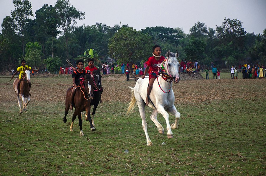 Publication alert!!!! @TT_My_Kolkata A good harvest and welcoming of the Bengali New Year is celebrated with horse racing. A south Bengal tradition Read more: tinyurl.com/vm8n6rsm