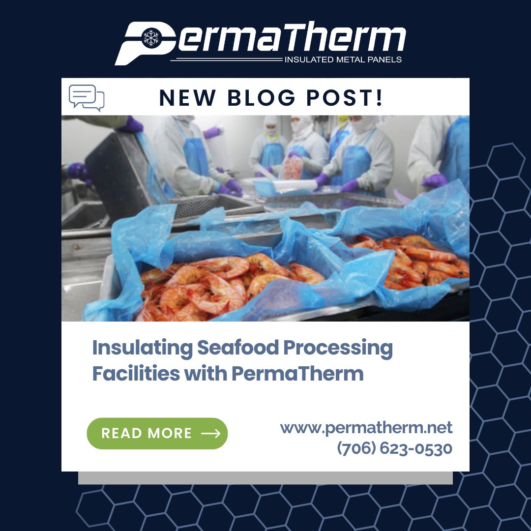 PermaTherm's tweet photo. Shrimp and fish and lobster... Oh my! When it comes to seafood processing facilities, moisture control is paramount! 
🦐🐟🦀

Check out our newest blog post here: https://t.co/t648DLeq7i 

#seafood #seafoodprocessing #processingfacility #moisturecontrol #panelsolutions https://t.co/Oht6Obfgo5