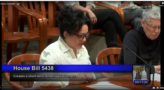 League staff & members testified in support of HB 5438 on short-term rentals in the House Local Government and Municipal Finance Committee. Next committee hearing is April 24. Show your support: hubs.la/Q02tsR2x0 Read more: hubs.la/Q02tsN6g0