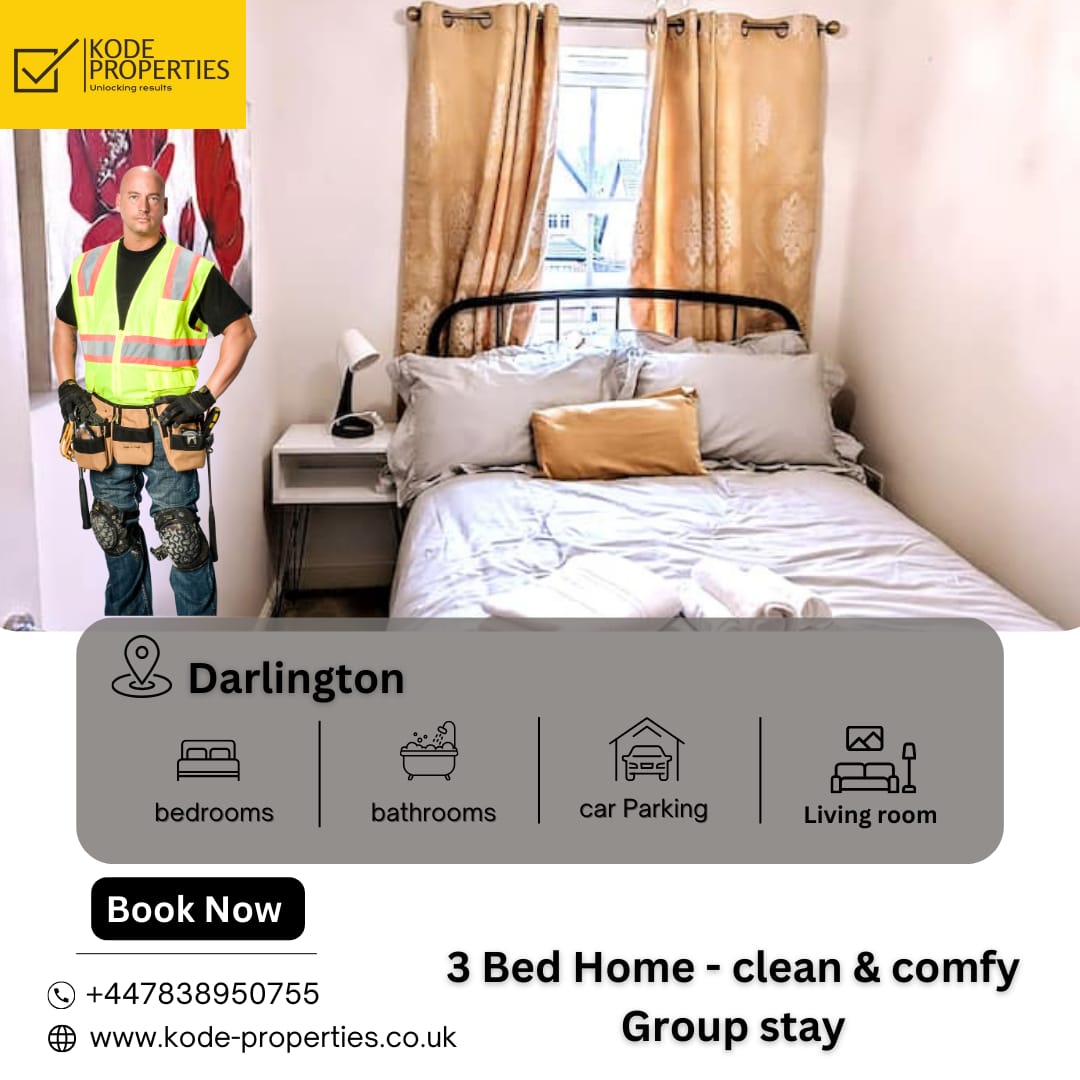 Temporary short and mid-term Accommodation in Darlington and Newcastle-Upon-Tyne#accommodation  #accommodations  #holidayaccommodation  #servicedaccommodation  #groupaccommodation  #boutiqueaccommodation #luxuryaccommodation