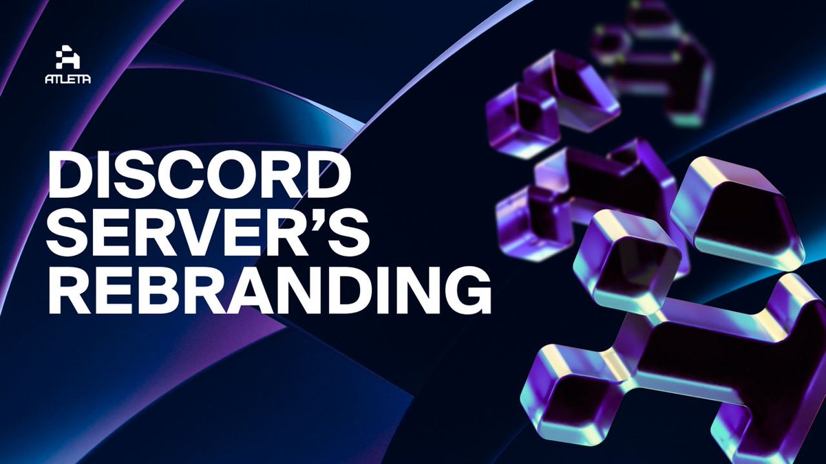 Atleta_Network's tweet photo. 💬 Exciting Update: Our Discord Server's Rebranding!

We've revamped our Discord server, which is now dedicated to Atleta within the Blockchain Sports Ecosystem!

Our goal was to create a space that's even more aligned with the interests of the Web3 community 🌟

Key Updates:

🖥 Fresh Visual Design: Experience a sleek, new look that captures the vibrant energy of Atleta.

🌐 Dedicated Atleta Space: All things Atleta, more accessible than ever.

🃏 Grand Events: Get ready for grand and global events focusing on Web3 topics.

🔗 Check out the changes: Join Our Discord Server (https://t.co/K2jAmbBtz6)!

Ready to explore? Your new community hub awaits 🚀