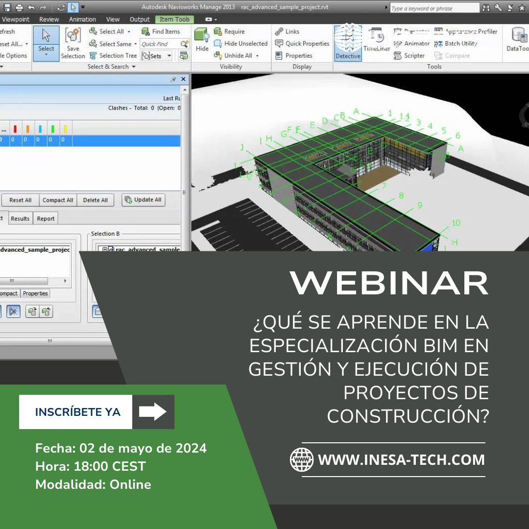 inesatech's tweet photo. ¡Descubre el gran alcance que tiene nuestros programas de formación!🎉Entérate cómo nuestras especializaciones en BIM pueden impulsar tu carrera. ¡No te lo pierdas!✨

#inesatech #webinars #BIM #ConstrucciónInteligente #Arquitectura #Ingeniería
#OpenDays #BIMTraining #inesaworld https://t.co/10HL2dtB03