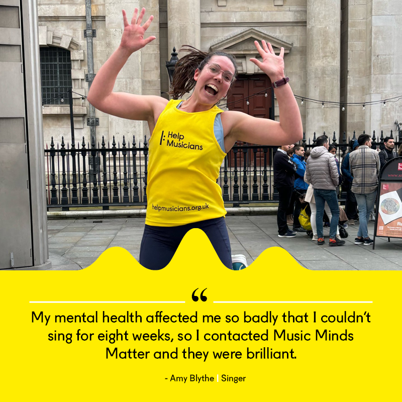 A massive thank you to @am_blythe for running the #LondonMarathon this weekend in aid of Help Musicians 🙌❤ Supporters like Amy make a huge difference to the lives of musicians across the UK ✨ To find out more about fundraising for us, sign up here helpmusicians.org.uk/get-involved/f…