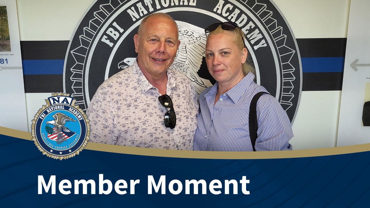 Eddy and Georgiana Gabathuler stopped by the National Office this week on their Family and Friends Tour at the FBI National Academy. Eddy was a graduate of NA Session 228! 👏Thank you for stopping by on your journey all the way from Switzerland!✈️ #FBINAA #Session228