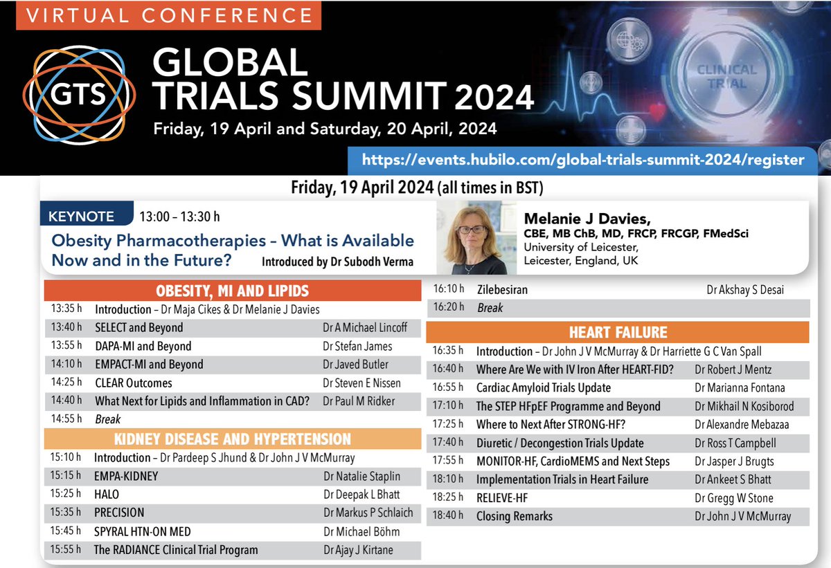 ankeetbhatt's tweet image. Agree @robmentz! Join us @GTS_2024 meeting today and tomorrow. Broad-reaching agenda covering all of cardio-kidney-metabolic medicine. @PSJhund   @MarkPetrie20 @hvanspall @UofGlasgow. Excited to talk about #ImplementationScience in #HeartFailure. @KPDOR @