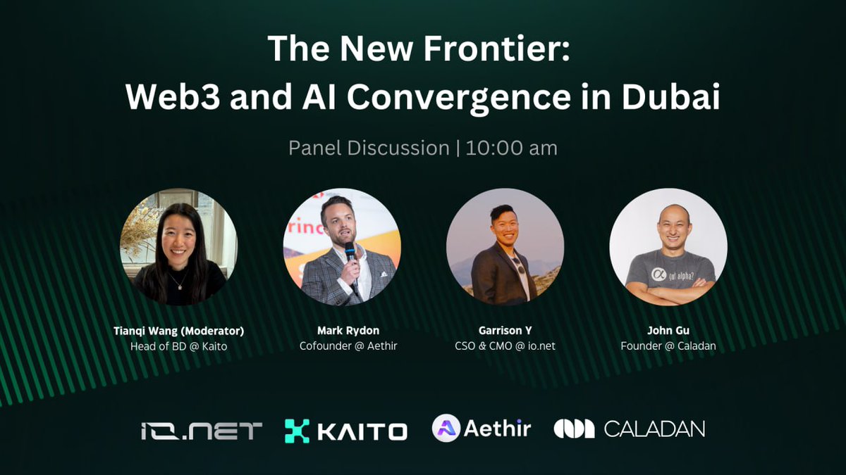 KaitoAI's tweet photo. Crypto + AI + breakfast = an undefeated trio.

Find all 3 at our next #Token2049 side event tomorrow in Dubai, with @ionet, @AethirCloud &amp; @caladanxyz.

We'll be discussing how AI has the potential to revolutionise Web3.

DM us if you'd like to be there! https://t.co/GymZzsMXQP