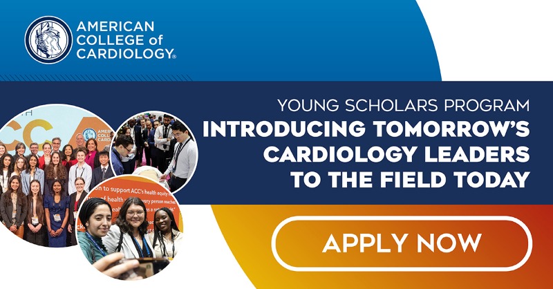 ACCinTouch's tweet photo. Applications for the ACC’s Young Scholars Program are OPEN! Get a firsthand look at a career in cardiology. Apply for a one-year mentorship program. Learn more!