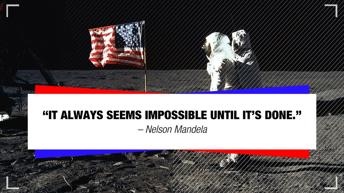 “It always seems impossible until it’s done.” – Nelson Mandela #MotivationMonday