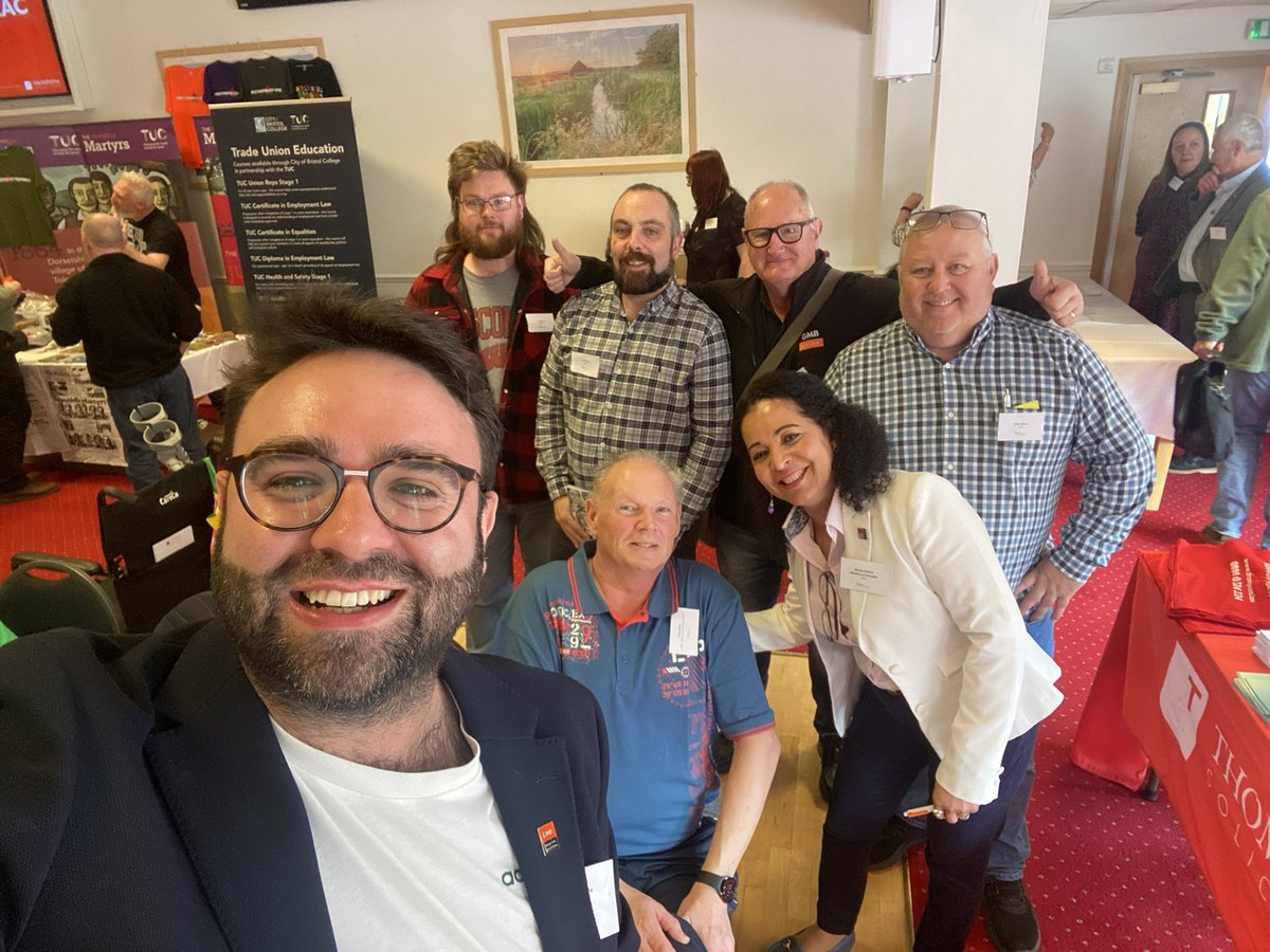 Our wonderful @GMB_union delegation at @TUCSouthWest conference 2024 🧡