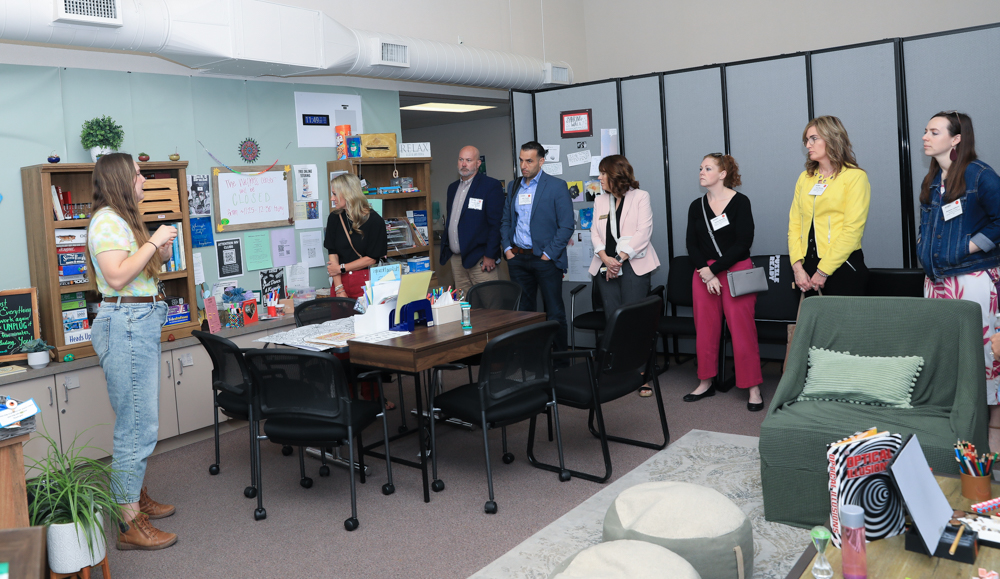 At the @AASAHQ Mental Health and SEL Summit, attendees had an opportunity to visit the Wellness Center at Monte Vista High School, which is staffed by school counselors. The center is available for students who would like a break during the school day. @SRVUSD1 #MentalWellness
