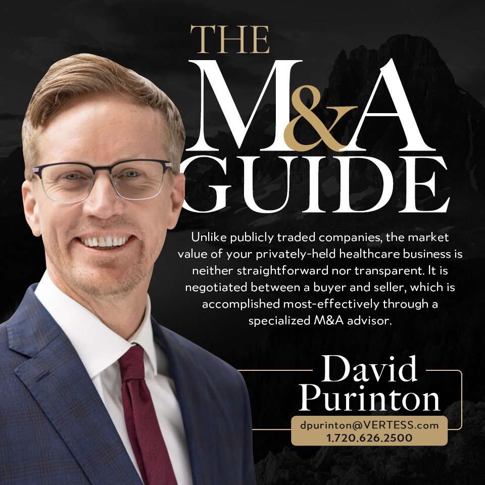 The M&A Guide: David Purinton

DPurinton@VERTESS.com

#mergersandacquisitions #businessadvisors #healthcare