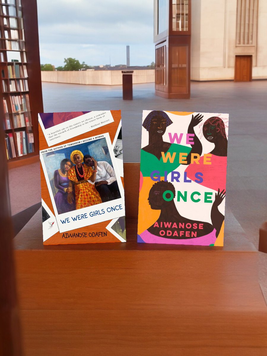 How stunning are both covers of We Were Girls Once! The West African edition @ouidabooks and UK edition @scribneruk . Thankful to my amazing publishers and everyone for the support ❤️ Out in W/A 10th May, Available in Uk 25th April. link in bio ✨