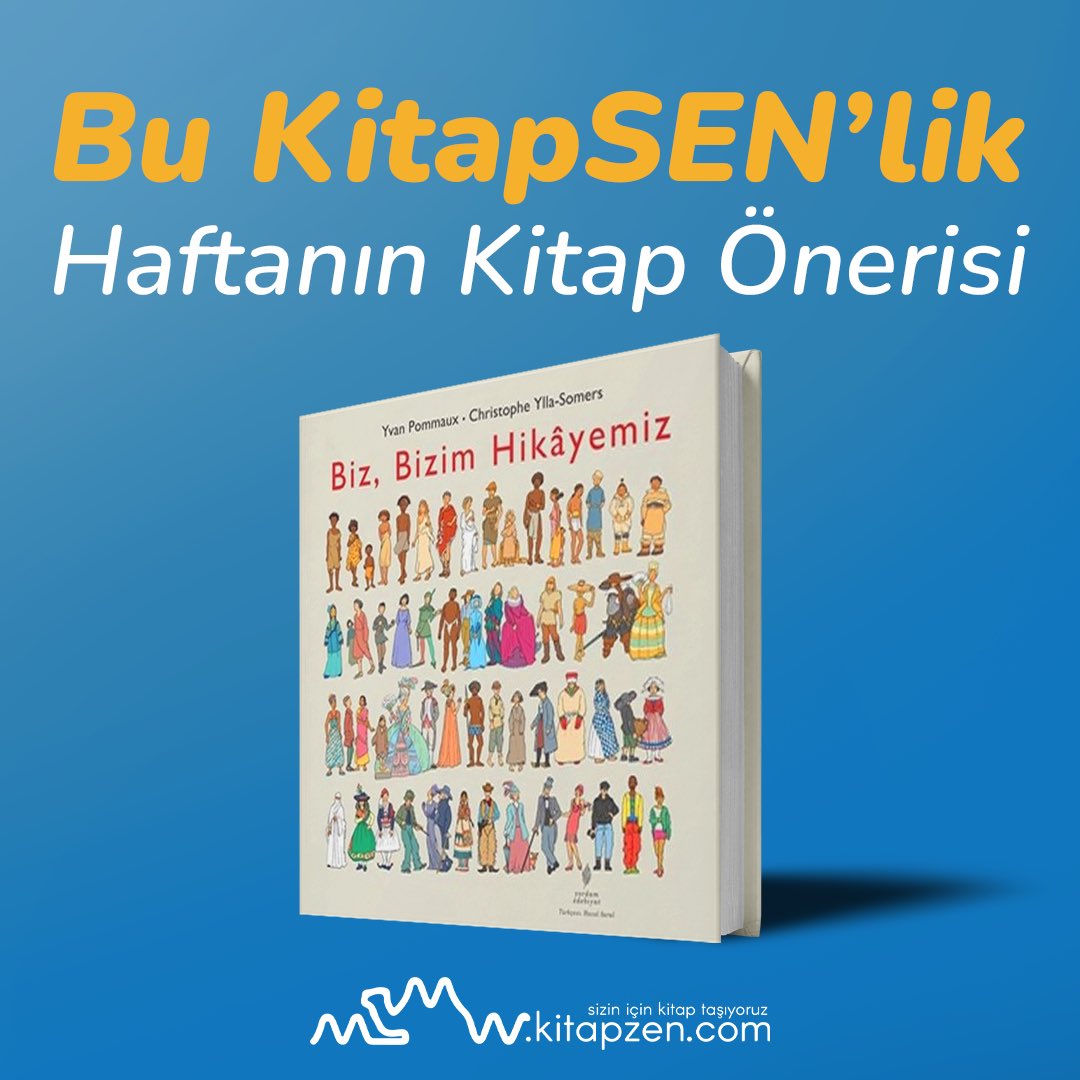 Kafası karışık minik okurlara bu haftanın KitapSenlik önerisi: Biz, Bizim Hikayemiz. Tüm minik okurlarımıza iyi okumalar dileriz. 

kitapzen.com/yvan-pommaux/b…