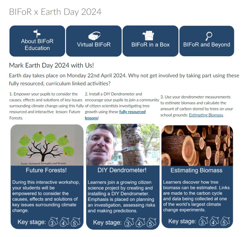 Happy Friday #edutwitter 🎉you made it! Let us take some planning off your to do list for next week. Mark #EarthDay2024 on Monday using @BIFoRUoB resources. All free, fully resourced and curriculum linked canvas.bham.ac.uk/courses/52405/… #teachertwitter @GeogChat @chatbiology @ChatEcology