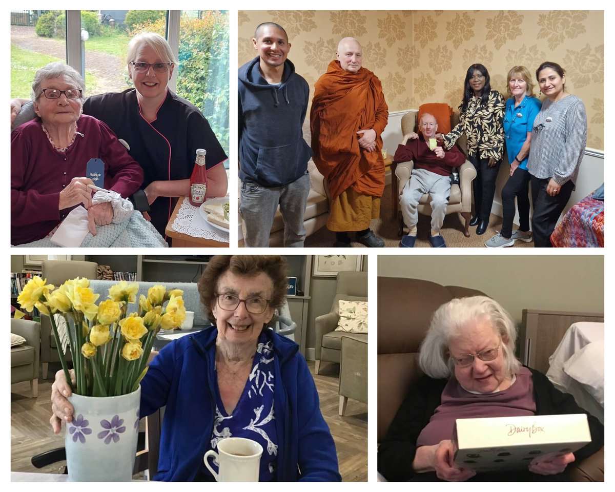 🌟 Wishes granted this week! David, from St. Paul's, spent time with a Monk thanks to Great Gaddesden Monastery. 🎁 Riverdale residents received flowers and chocolates from loved ones. 🍴 June at Kingfisher Nursing Home enjoyed her favourite pork pies with ketchup. #wishtree