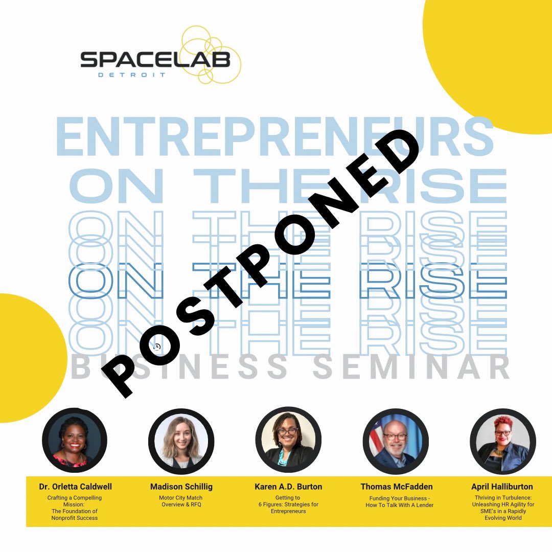 SpaceLabDetroit's tweet image. Postponed: 04/20 event, due to unforeseen circumstances related to the upcoming NFL Draft in Detroit, including street closures and potential traffic disruptions. Ensuring the best experience for our attendees… instagram.com/p/C58nXy3LIdb/…