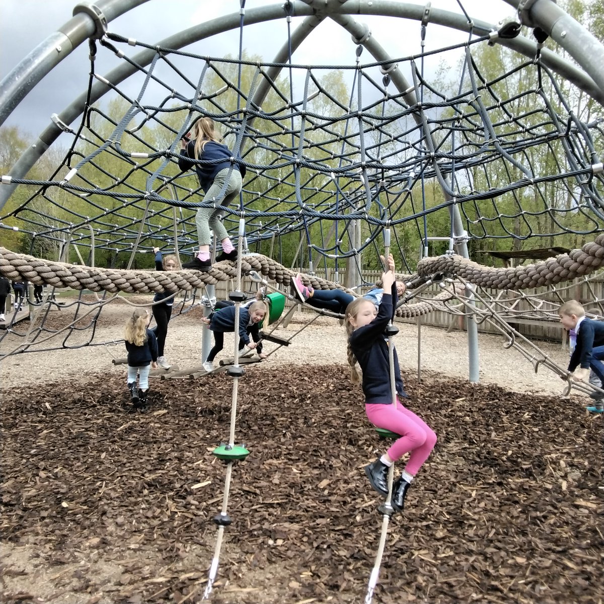 Badger class enjoyed their trip to <a href="/ConkersCentre/">CONKERS</a> today including the bare foot walk, train, play areas and sensory trail.