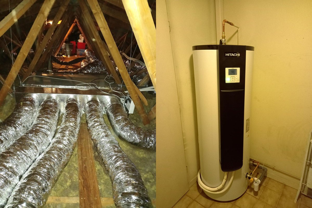 Solution_Ener's tweet photo. Maison sur radiateurs et cumulus électrique 😱 La mise en place d'une pompe à chaleur air-air sur gainable et d'un ballon thermodynamique vont permettre de faire des économies sur la facture d’électricité.
05 56 85 00 63 - contact@solutionenergie.eu https://t.co/7K1PS8aBZx https://t.co/pMoutnLWEH