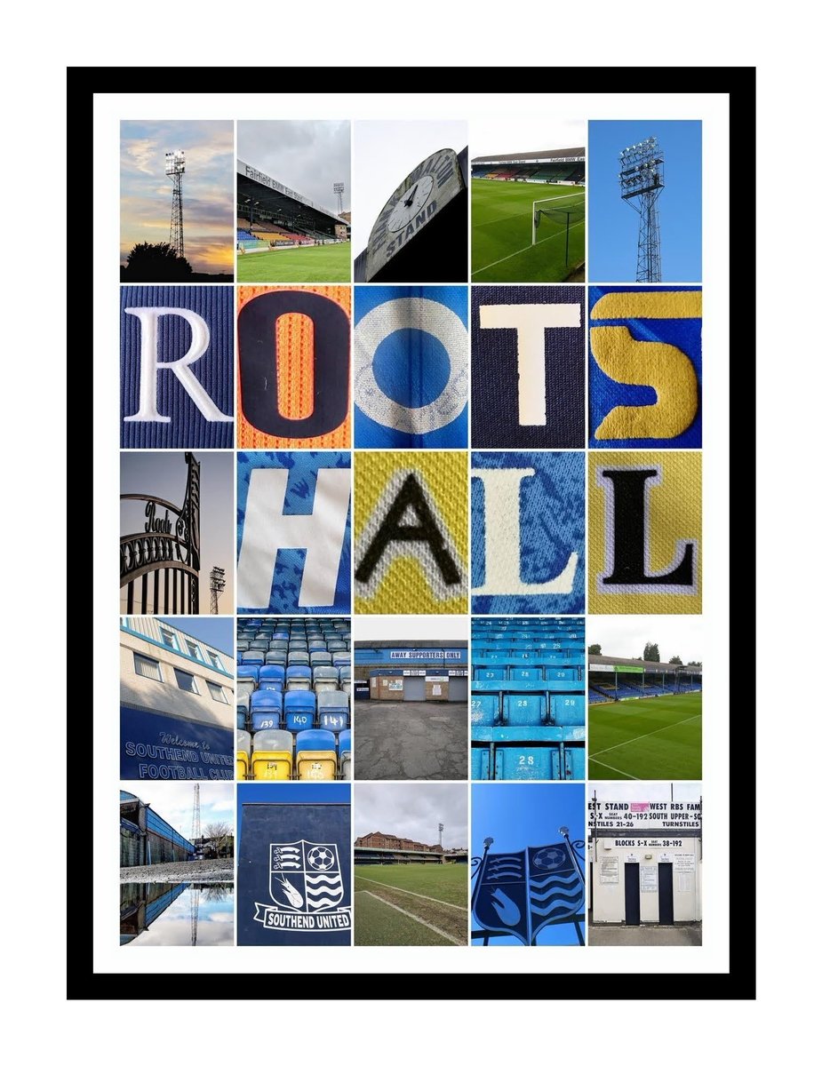 Whatever happens tomorrow, it's the final giveaway of the season. Going to me you work for this A3 framed print. Predict the following ... A. Southend v Rochdale B. Dagenham v Aldershot C. Eastlei v Halifax. Don't forget to RT, follow etc etc #utb