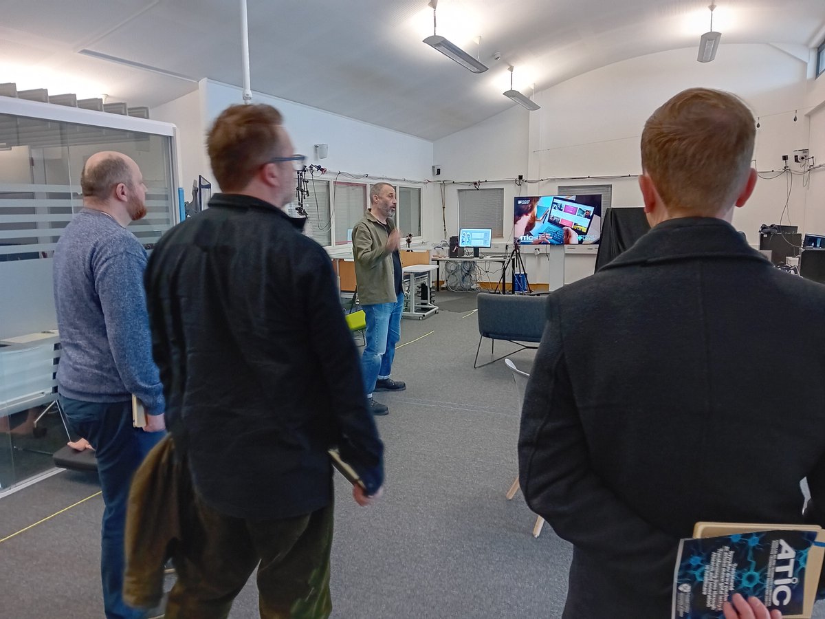 The <a href="/ATiCUWTSD/">ATiC</a> <a href="/UWTSD/">University of Wales Trinity Saint David</a> team were very pleased to welcome our guests from @ColegyCymoedd today, who visited to learn more about our research &amp; to see our facilities &amp; capabilities.

<a href="/karenw0708/">Karen Workman</a> <a href="/Tibi54bwu/">Tiberiu Dancovici</a> 
<a href="/ImwalshIan/">Ian Walsh</a> <a href="/DrSeanJenkins1/">Sean Jenkins</a>

🔗 cymoedd.ac.uk