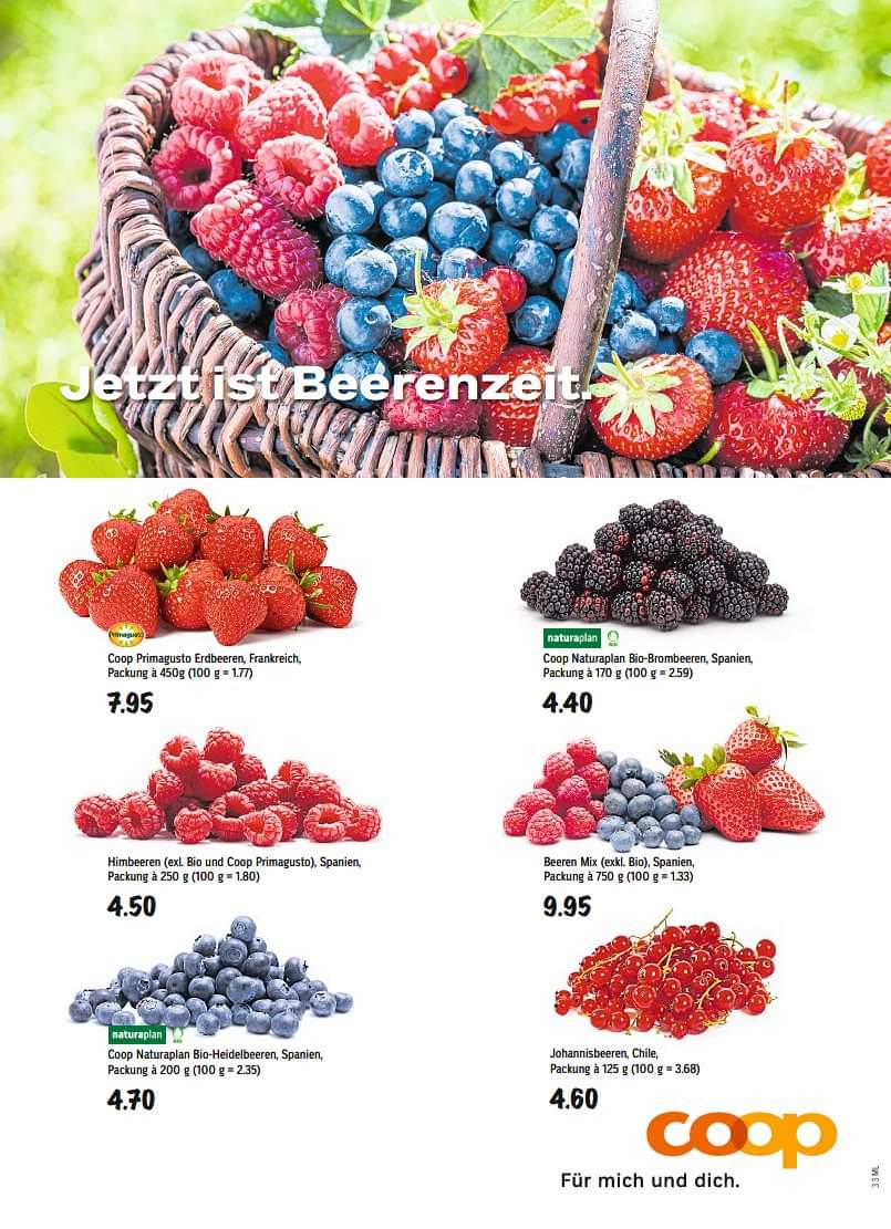sbv's tweet photo. Jetzt ist Beerenzeit? Aktuell gibt es noch kein einzige Beerenart aus inländischer Produktion. @coop_ch: Wir empfehlen künftig den #Saisonkalender von Schweizer Bauern zu konsultieren: https://t.co/XnlDrnlc3k https://t.co/hvxdvqtgXQ