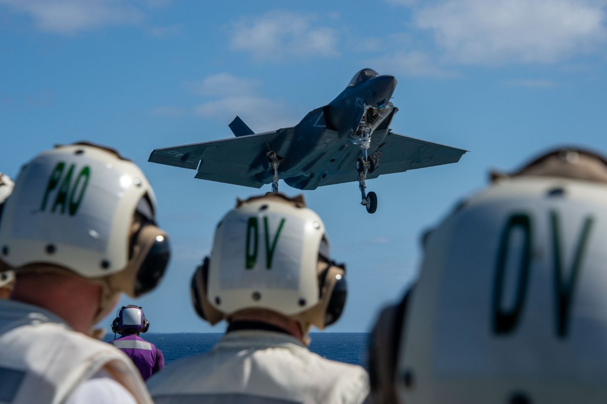 Incoming Lightning 👀

An F-35C Lightning II, assigned to Strike Fighter Squadron (VFA) 125, prepares to make an arrested landing on the flight deck of the Nimitz-class aircraft carrier USS Abraham Lincoln (CVN 72).