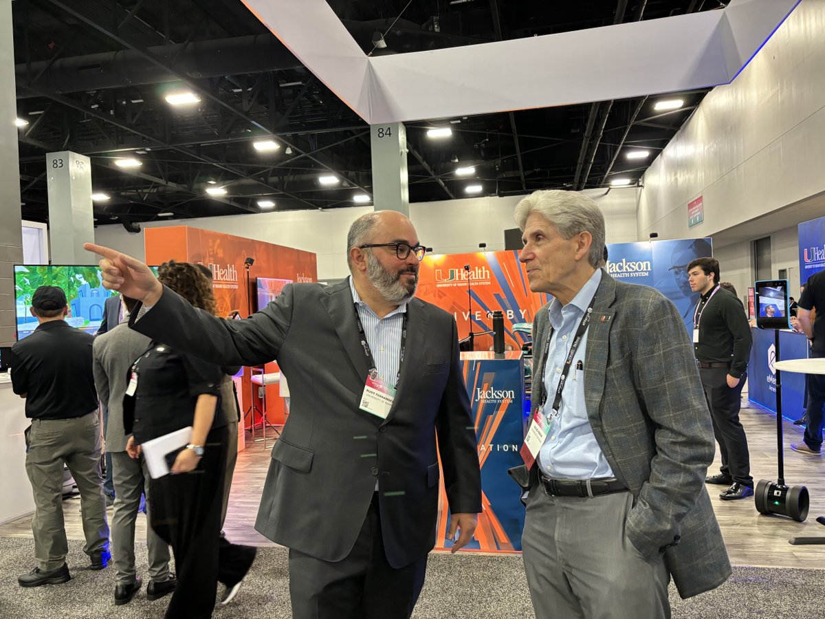 UMiamiHealth's tweet image. Kicking off day 2 of @eMergeAmericas at our #HealthTech #innovation hub. 🌐🙌 Come join us for live content from our expert physicians on the latest tech and innovations that are transforming care for patients around the world. #MiamiTechMonth #eMergeAmericas