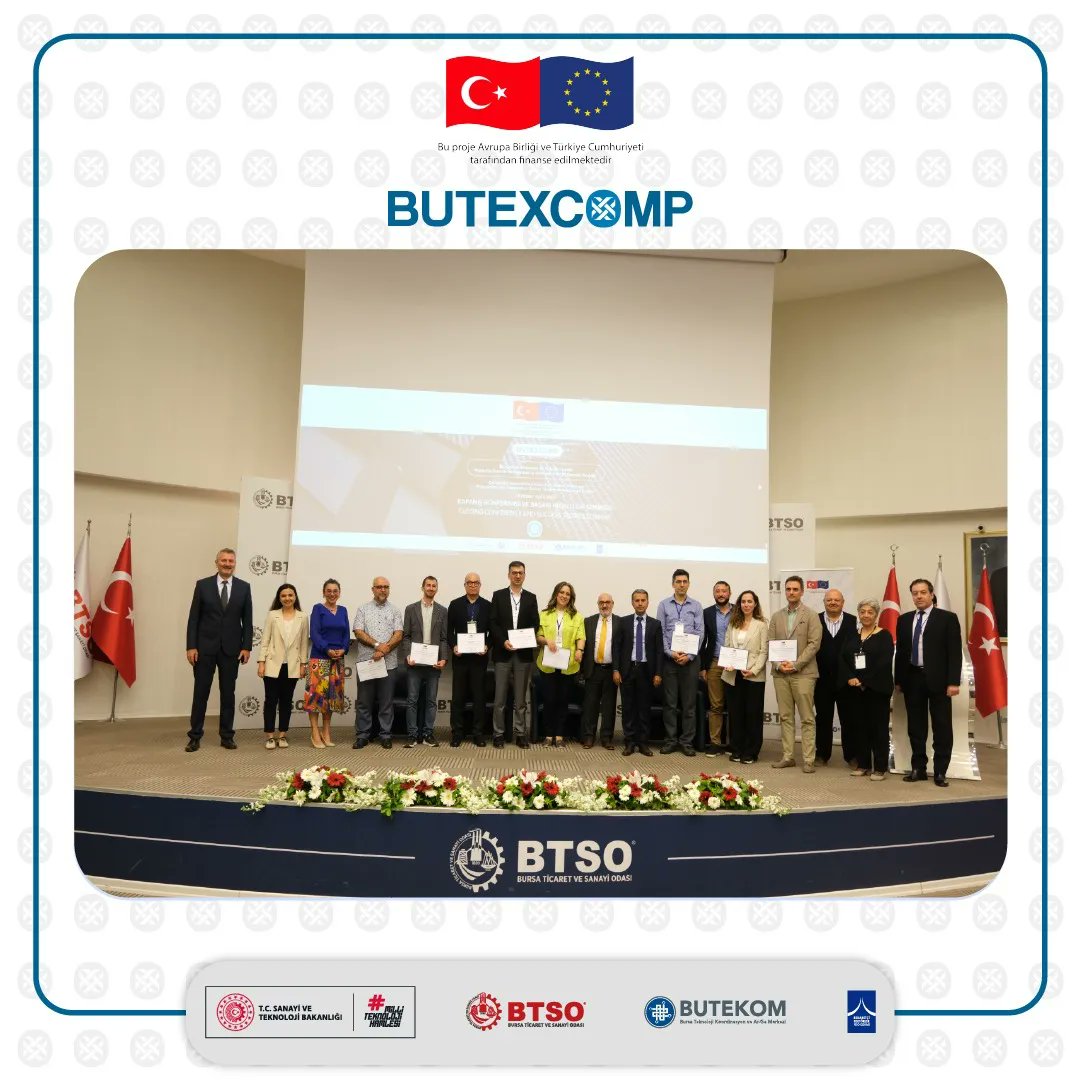 BuTexComp's tweet photo. 2️⃣ Bursa Teknoloji Koordinasyon ve Ar-Ge Merkezi (BUTEKOM) tarafından hayata geçirilen Kompozit Malzeme ve Teknik Tekstil Prototip Üretim ve Uygulama Merkezi Projesi’nin (BUTEXCOMP), başarı hikayeleri seminerini gerçekleştirdik. https://t.co/srOrUpyuEB